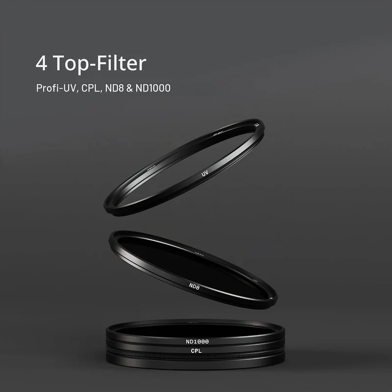 Urth 67mm Magnetisches UV, Polfilter (CPL), ND8, ND1000 Filter Kit (Plus+), 67mm magnetisch