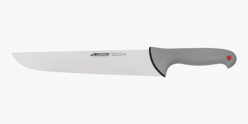 Arcos Serie Colour Proof - Metzgermesser - Klinge Nitrum Edelstahl 300 mm - HandGriff Polypropylen V