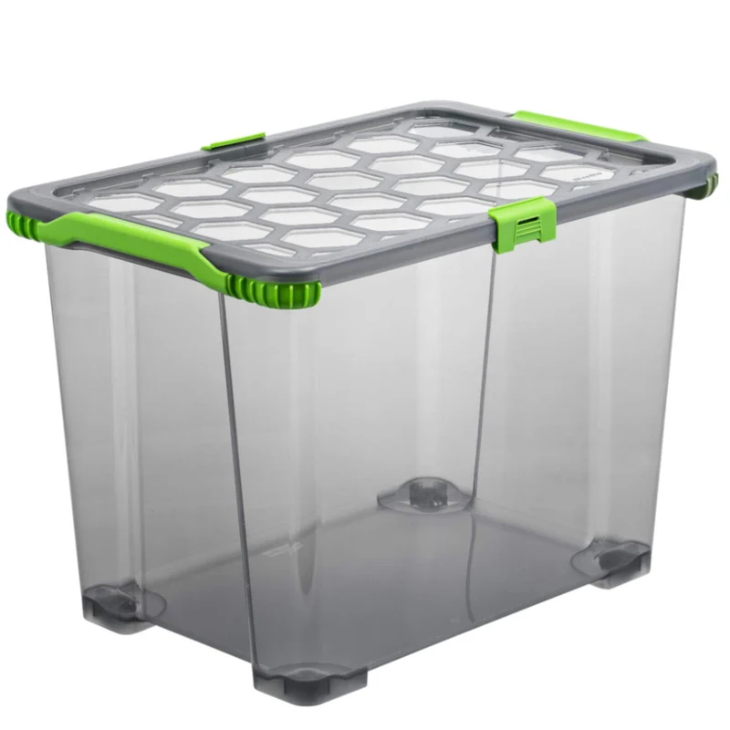 Aufbewahrungsbox 65l mit Deckel und Rädern 65l 1 Stück, 65l 1 Stück