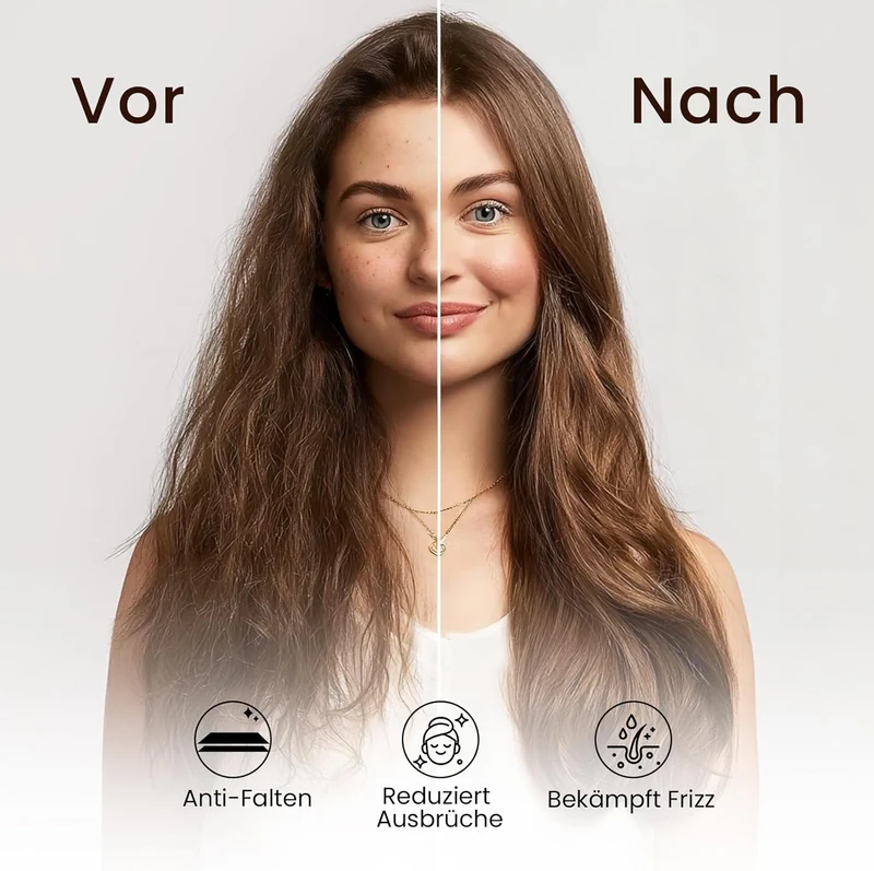 THXSILK 25 Momme Seide Kissenbezug für Haar und Haut - Maulbeerseide Kissenbezug - Hypoallergen mit