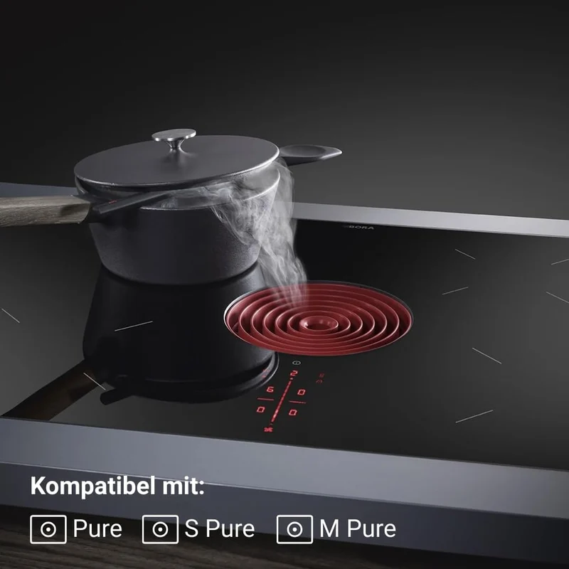 BORA PUEDB Original Einströmdüse Rot für PURE, Dunstabzug, Kochfeld Zubehör, Rot