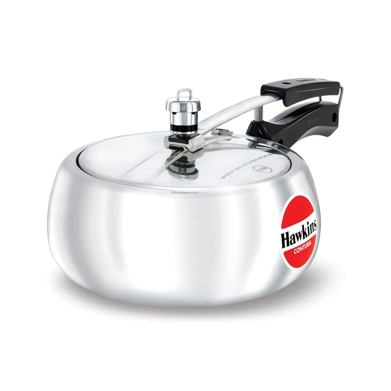 Hawkins HC35 Contura Schnellkochtopf, 3,5 l, Aluminium 3.5 litre, 3.5 litre