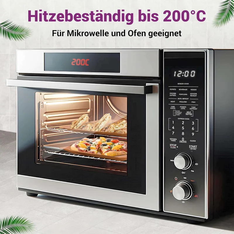 Waipur Bio Palmblattteller - 200 Teller rund klein Ø 15 cm - Premium Einweggeschirr kompostierbar -
