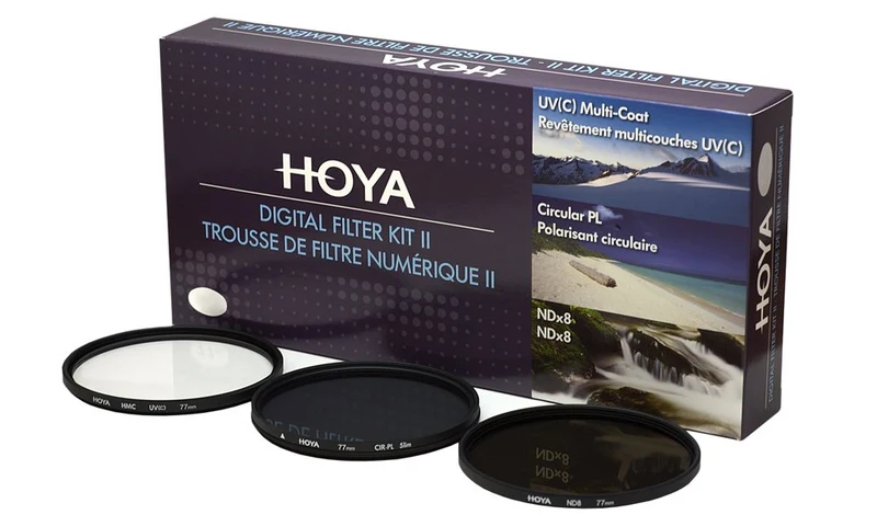 Hoya Digital Filter Kit (58mm) inkl Cirkular Polfilter/ND-Filter (NDx8)/HMC-C, UV-Filter, 58mm