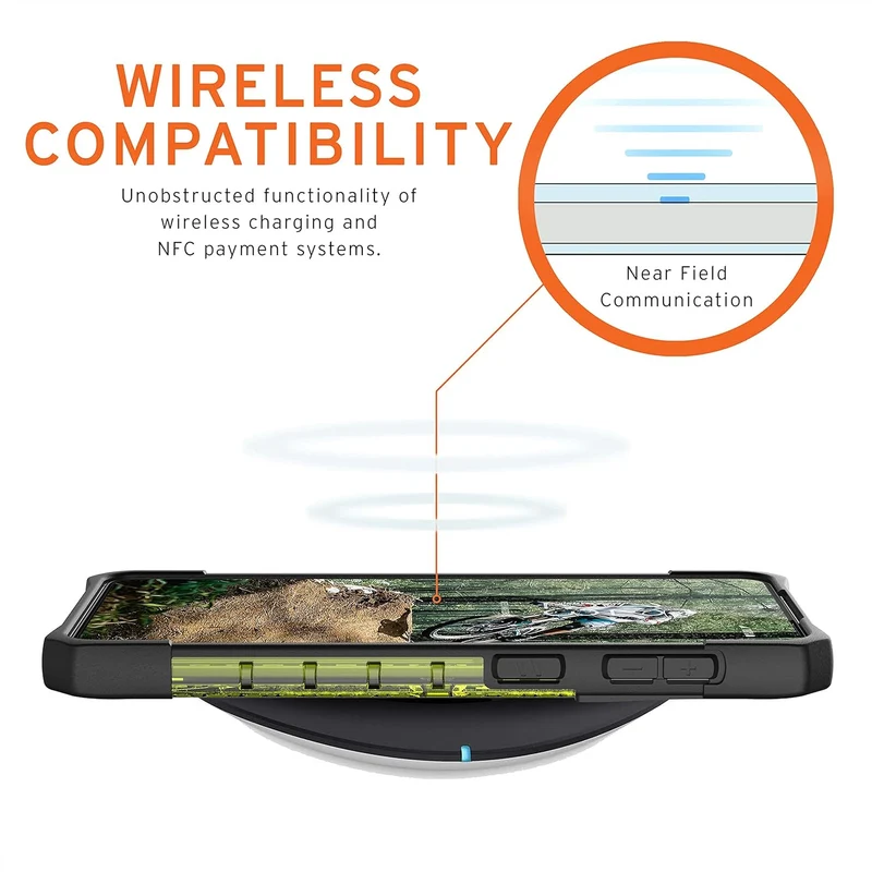 Urban Armor Gear Plasma Schutzhülle Samsung Galaxy S21+ 5G (6,7" Zoll) Hülle (Wireless Charging komp