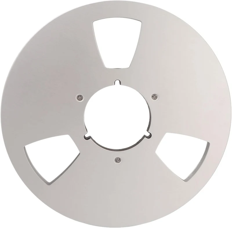 ciciglow 1/4 10 Zoll Leere Bandspule, DREI Löcher Leere Disc Öffnungsmaschine Teile Aluminiumlegieru
