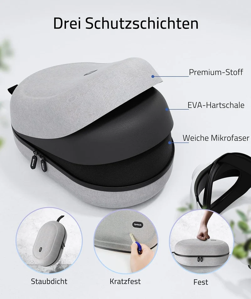 Syntech Gross Tragetasche Kompatibel mit Oculus/Meta Quest 3, Quest2/Pro Zubehör PICO4 VR Headset mi