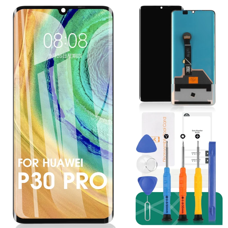 OLED für Huawei P30 Pro Bildschirm Ersatz LCD Display VOG-L29 VOG-L09 VOG-AL00 Touch Digitizer Senso