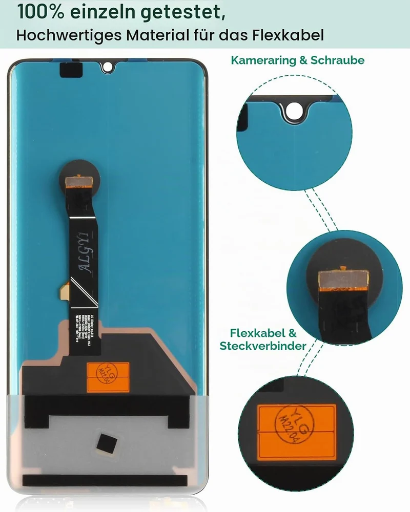 OLED für Huawei P30 Pro Bildschirm Ersatz LCD Display VOG-L29 VOG-L09 VOG-AL00 Touch Digitizer Senso