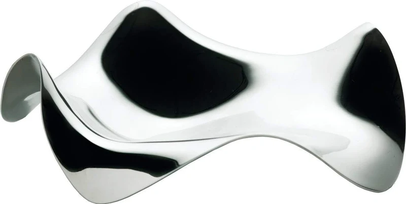 Alessi Anna Gong AM37 Etagere, Edelstahl, 3,2 x 21 x 5,8 cm, Einheiten, 1.0 & PG02 Löffelhalter, Ede