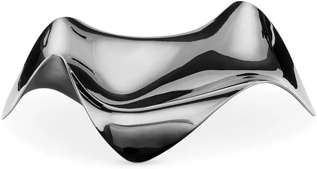 Alessi Anna Gong AM37 Etagere, Edelstahl, 3,2 x 21 x 5,8 cm, Einheiten, 1.0 & PG02 Löffelhalter, Ede