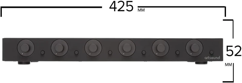 Artsound SVC6.2 Verstärker, Schwarz