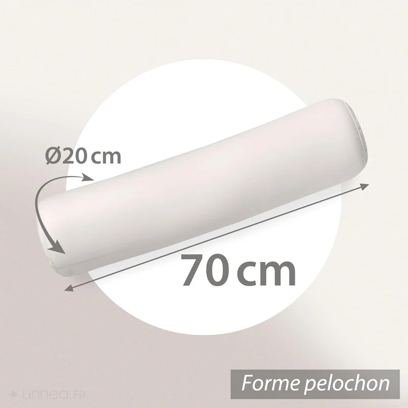 Nackenrolle 70 cm Grizz 'lit Federn – 100% Entenfedern
