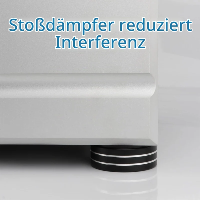 YuanYong Lautsprecher füsse 4 Stück 58x22mm HiFi Absorber füsse Lautsprecher-Isolationsfüsse subwoof