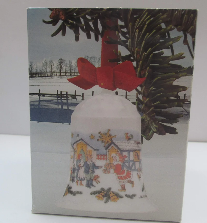 Hutschenreuther - Weihnachtsglocke 1985 - Glocke Porzellan - NEU - OVP - 1. WAHL
