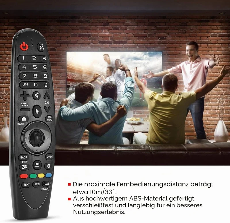 Ejoyous Ersatz Fernbedienung for LG AN-MR650 42LF652v AN-MR600 55UF8507 Universal Fernseher Remote C