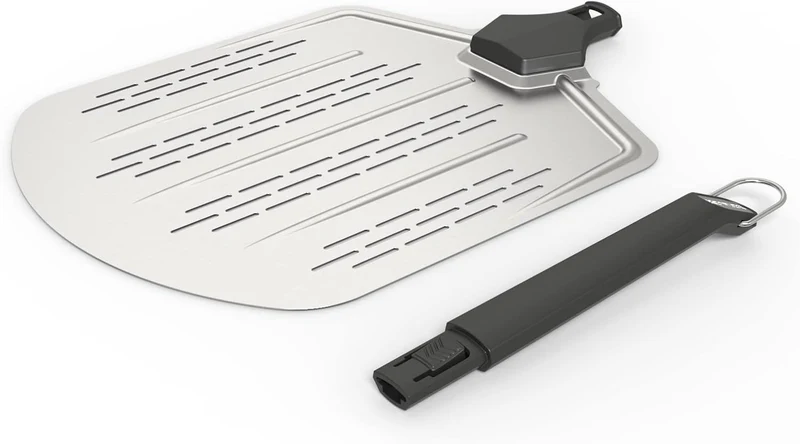WITT 30,5 cm perforierter Pizzaschieber – ultradünner Aluminiumschaufel zum einfachen Herausnehmen v