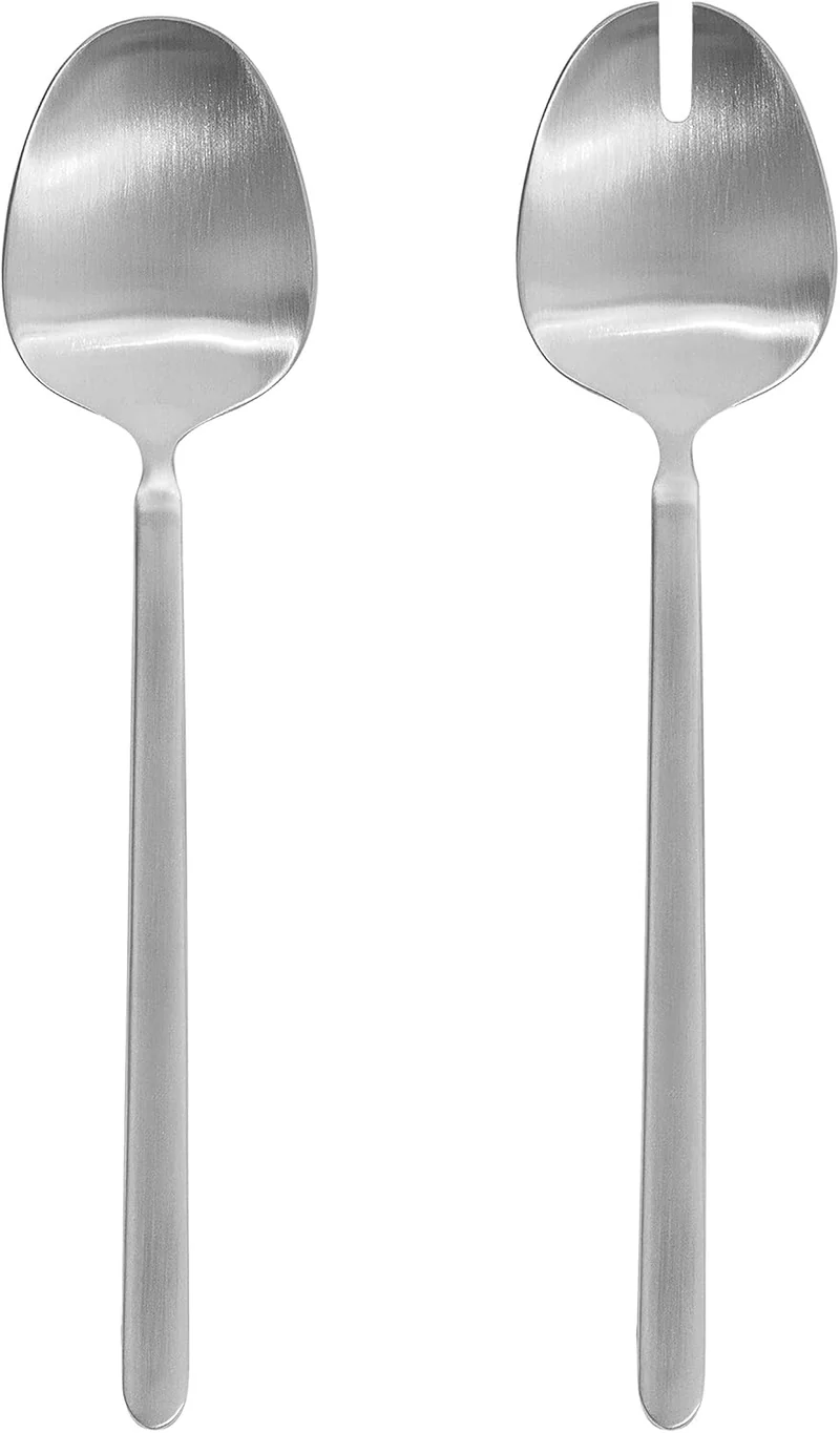 Blomus 63952 Salatbesteck-63952 Salatbesteck, Edelstahl gebürstet