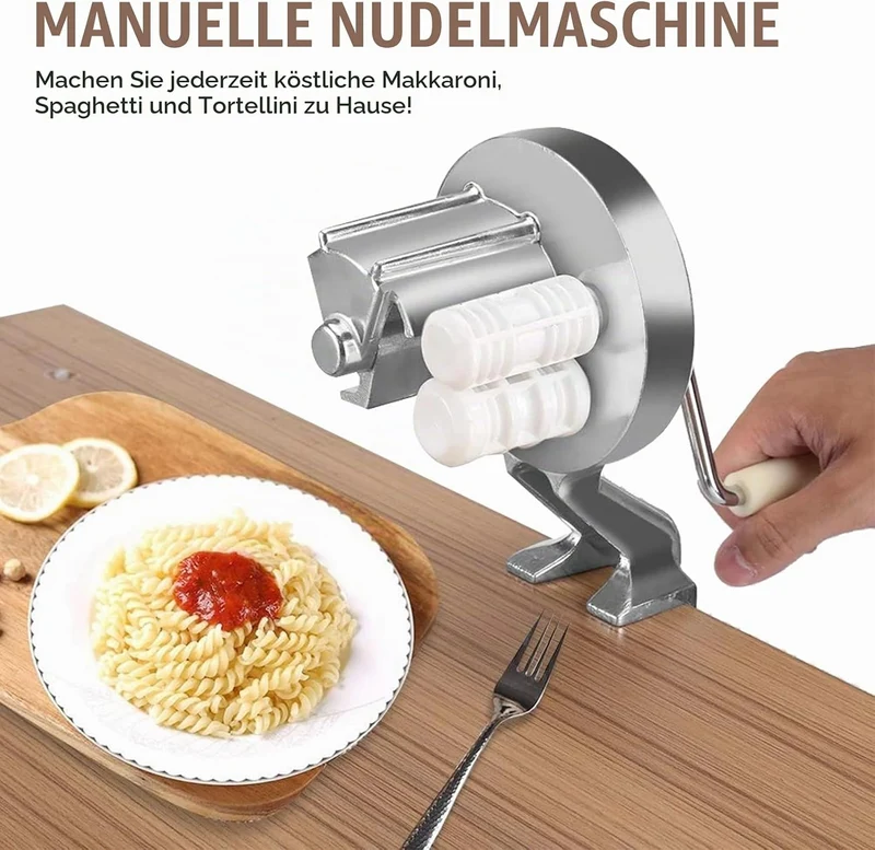 Teigwaren Hersteller Maschine Aluminiumlegierung Hand Betreiben Nudel Presse Maschinen Küchen Lebens