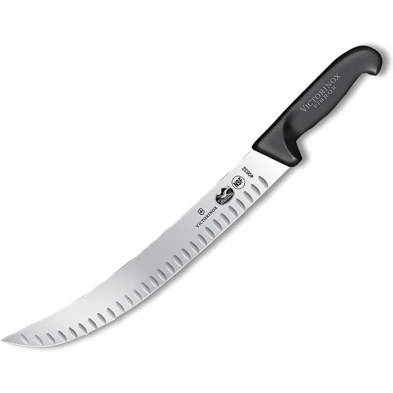 Victorinox Fibrox Bankmesser Kullenschliff, Extra Scharfe Klinge, Rostfreier Stahl, Spülmaschinengee