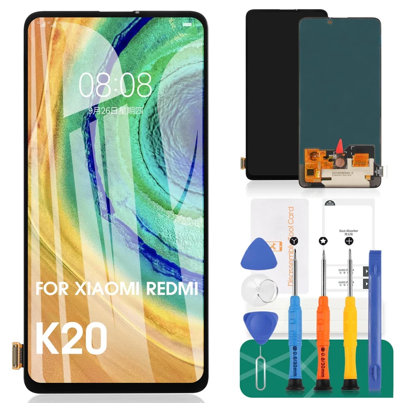 OLED-Bildschirm für Xiaomi Mi 9T LCD-Bildschirm Mi 9T Pro Ersatz für Xiaomi Redmi K20 LCD Display K2