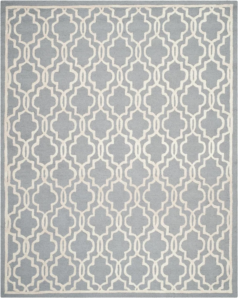 SAFAVIEH Spalier Teppich für Wohnzimmer, Esszimmer, Schlafzimmer - Cambridge Collection, Kurzer Flor