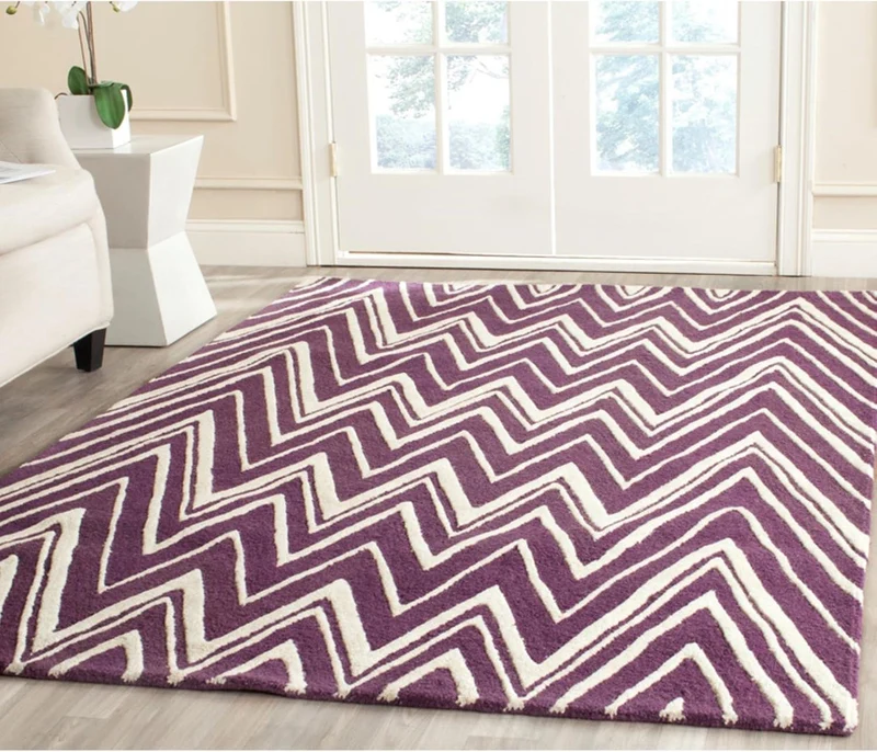 SAFAVIEH Modern Teppich für Wohnzimmer, Esszimmer, Schlafzimmer - Cambridge Collection, Kurzer Flor,