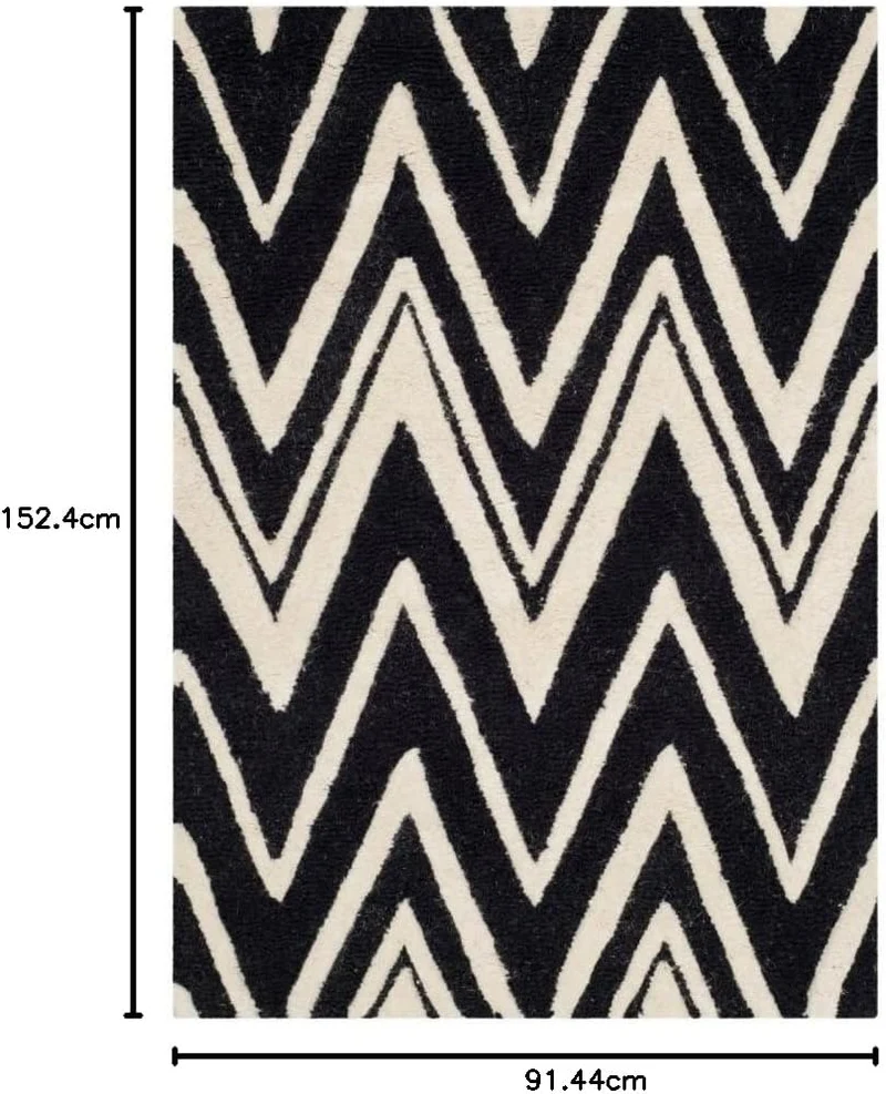 SAFAVIEH Modern Teppich für Wohnzimmer, Esszimmer, Schlafzimmer - Cambridge Collection, Kurzer Flor,