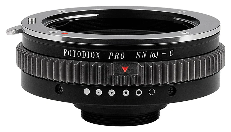 Fotodiox Pro Lens Mount Adapter Compatible with Sony A-Mount and Minolta AF Lenses to C-Mount Camera
