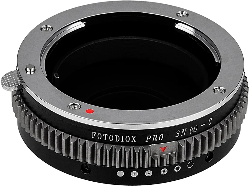 Fotodiox Pro Lens Mount Adapter Compatible with Sony A-Mount and Minolta AF Lenses to C-Mount Camera