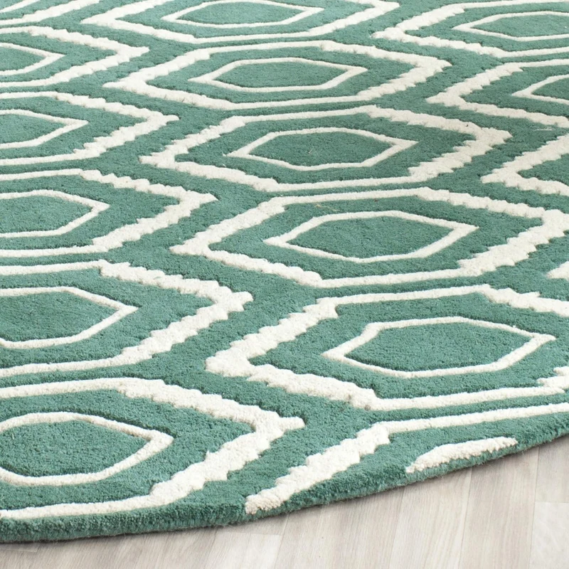 SAFAVIEH Zeitgenössische Teppich für Wohnzimmer, Esszimmer, Schlafzimmer - Chatham Collection, Kurze