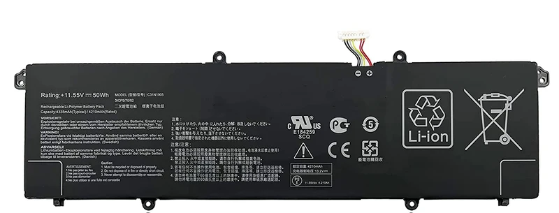 ASKC C31N1905 Laptop Akku für Asus VivoBook S13 S330F S330FA S330FN S330UA S330UN S333 S333JA S14 S4