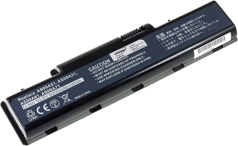 Akku für Gateway Typ AS09A31, 10,8V, Li-Ion