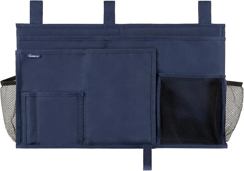 Surblue Bedside Caddy Hängebett Organizer Aufbewahrungstasche Tasche für Etagen-und Krankenhausbette