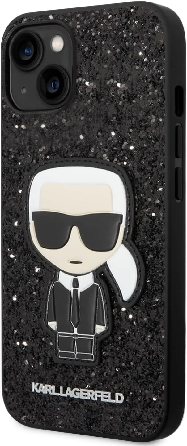 KARL LAGERFELD KLHCP14MGFKPK Hülle für iPhone 14 Plus 6,7" hardcase schwarz/Blac
