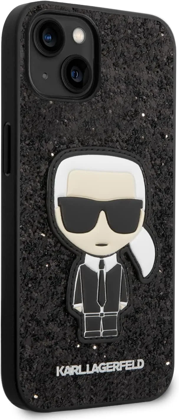 KARL LAGERFELD KLHCP14MGFKPK Hülle für iPhone 14 Plus 6,7" hardcase schwarz/Blac