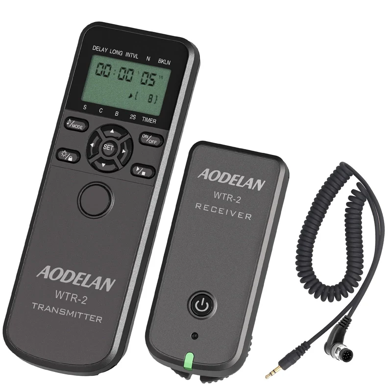 AODELAN Kompatibel für Nikon Kabellose Timer-Fernbedienung, Intervalometer-Fernauslöser für Nikon Z9
