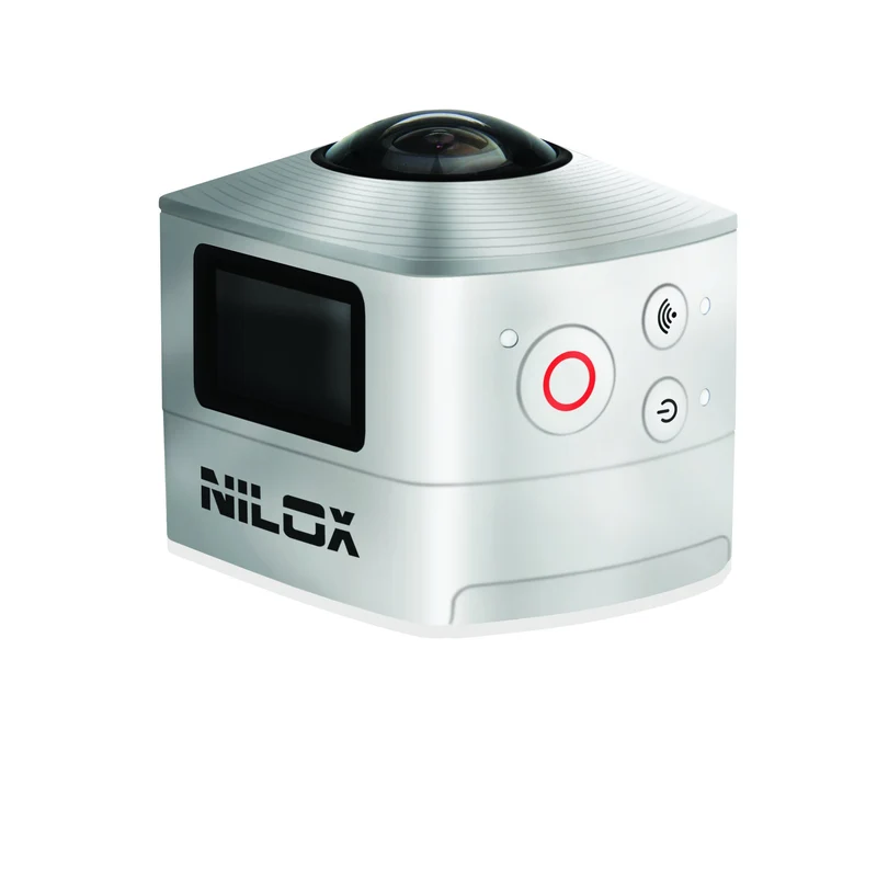 Nilox Action-Kamera Evo 360 Videokamera Full-HD, 1.920 x 1.440 P, 30 fps, 8 MP, Silber