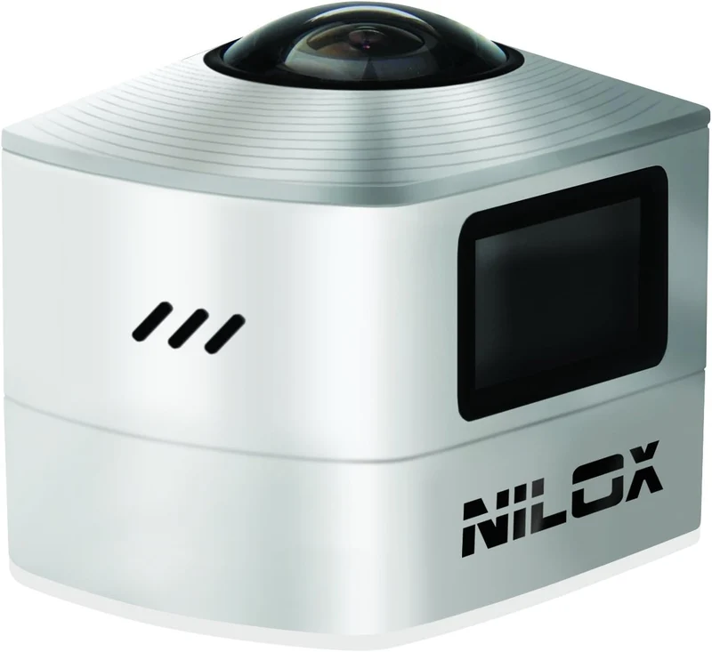 Nilox Action-Kamera Evo 360 Videokamera Full-HD, 1.920 x 1.440 P, 30 fps, 8 MP, Silber