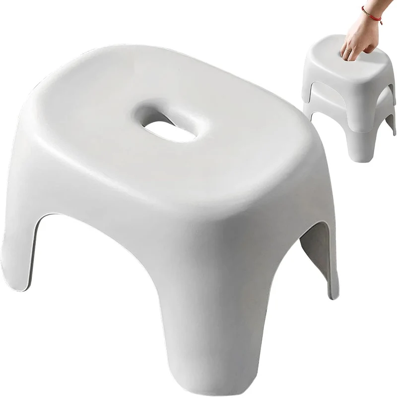 Fusshocker,Tritthocker Leichter Tritthocker Trompete 9261-off-white, Trompete 9261-off-white