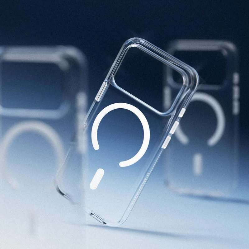 RhinoShield Clear Case kompatibel mit MagSafe für [iPhone 13 Pro Max]|Überragende Magnetstärke, Verg