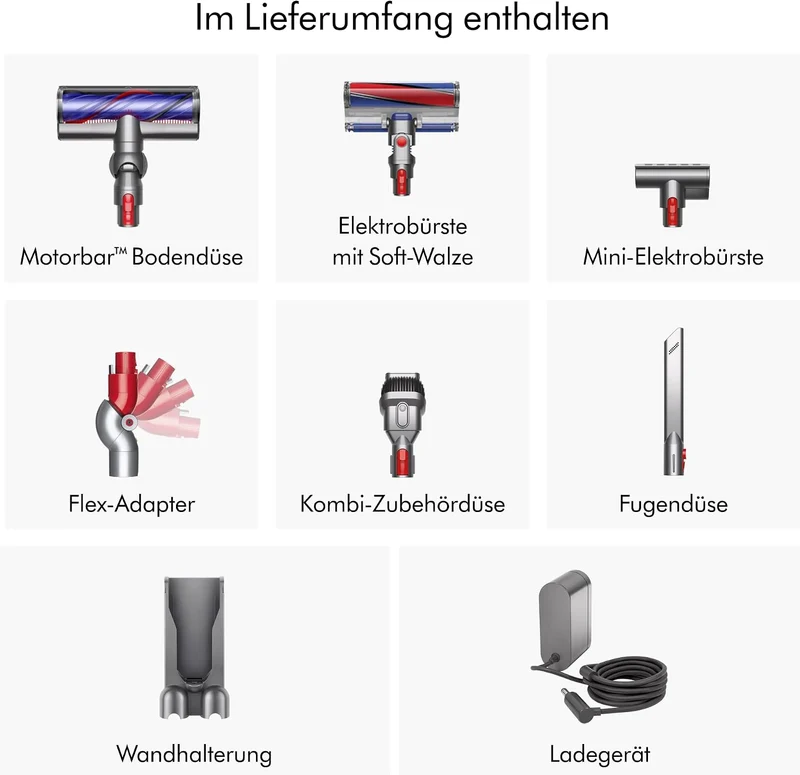 Dyson Cyclone V10 Absolute kabelloser Staubsauger (Nickel/Kupfer), V10 Absolute