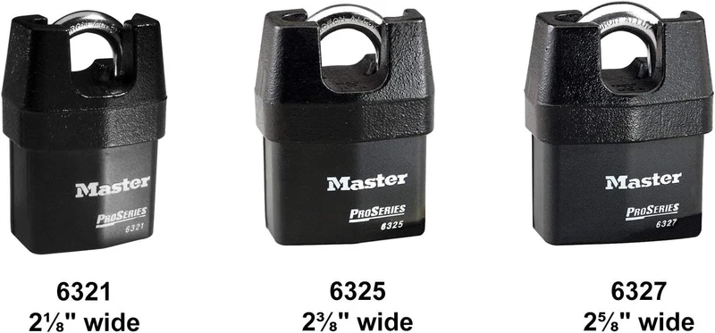 Master Lock 6325NKA Vorhängeschloss Pro Serie mit BumpStop Technologie 1 Pack