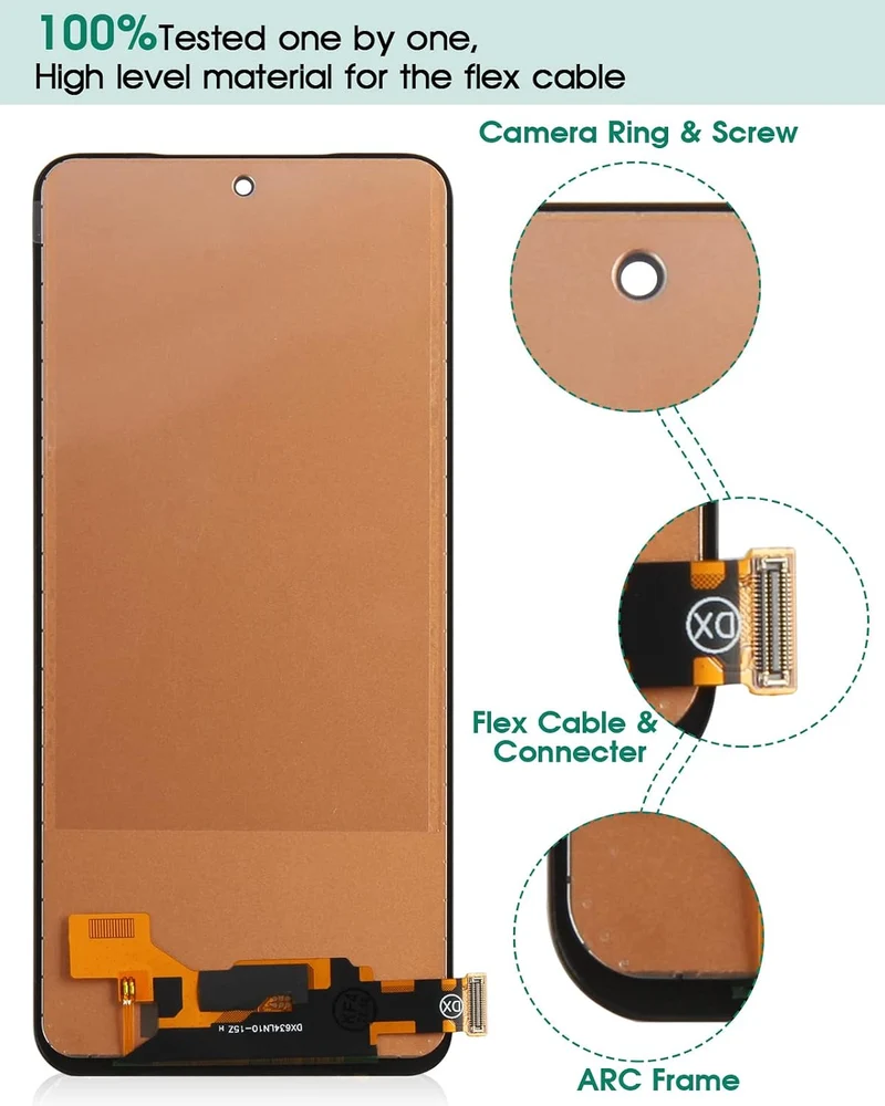 Incell für Xiaomi Redmi Note 10 Bildschirm Ersatz für Redmi Note 10/Note 10S LCD Display für Redmi N