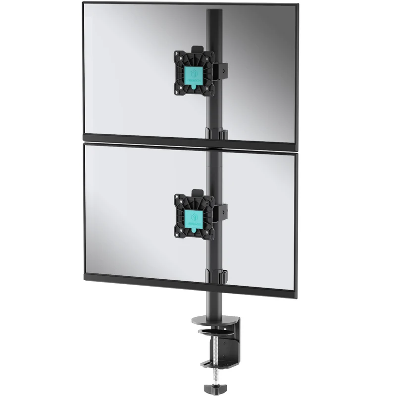 ONKRON Monitor Halterung 2 Monitore/Monitor Arm 2 Monitore 13-34 Zoll schwenkbar & neigbar 8kg (x2)