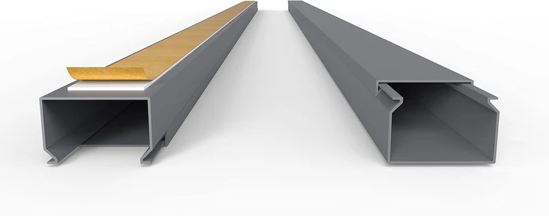 Kabelkanal Selbstklebend Pro mit Schaumklebeband, Kabelschacht 20m 30x20mm - 20x1m, Gray - Grau 20m