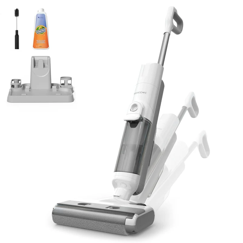 Proscenic F10 Ultra Nass Trockensauger, 60 Min Staubsauger mit Wischfunktion, Saugwischer Smart 3 in