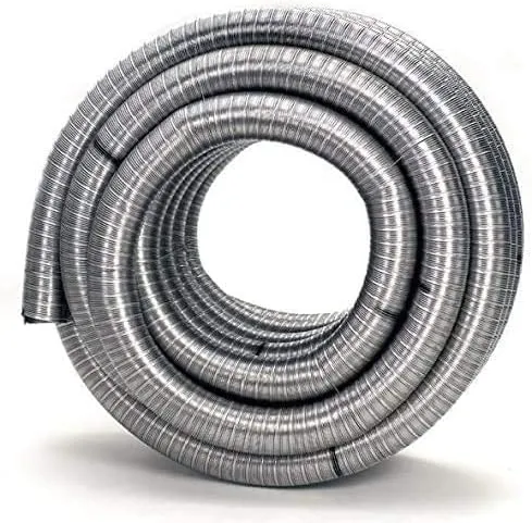 flexibles Edelstahlrohr Ofenrohr Rauchrohr Schornstein Ø 130 mm - Meterware
