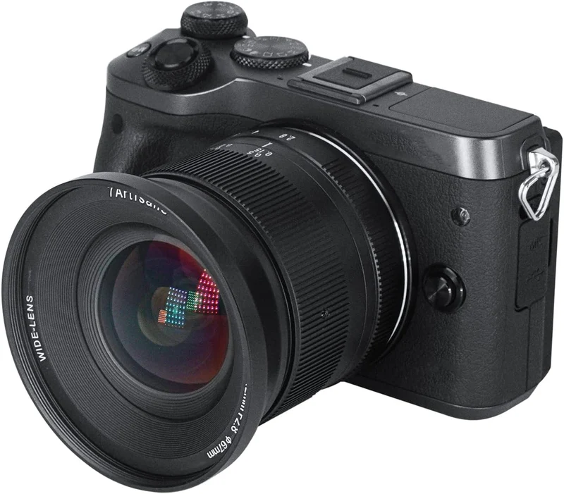 7artisans 12 mm F2.8 Mark Ⅱ Ultra-Weitwinkel APS-C Manueller Fokus Prime Objektiv kompatibel für Can