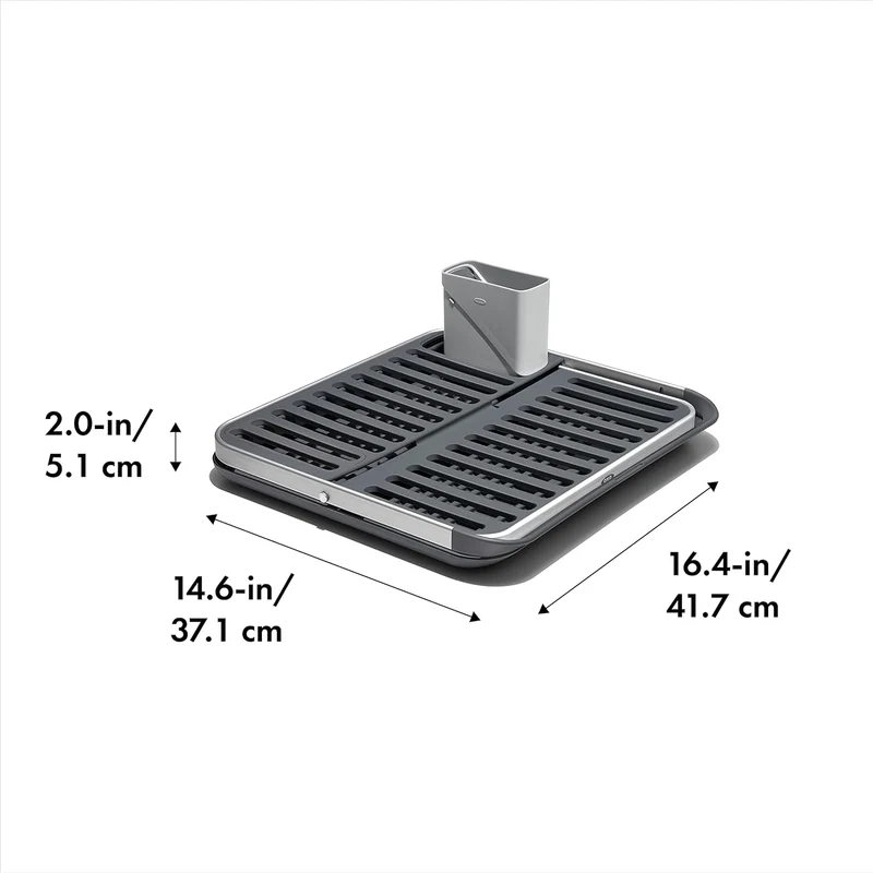 OXO GG FOLDING DISH RACK Aluminium Foldable, Aluminium Foldable